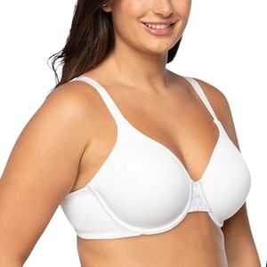 Vanity Fair Classic star White Beauty Back Molded Cup T Shirt Bra. Sz 44B